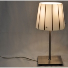 Πορτατίφ μεταλλικό-γυάλινο ασημί-λευκό 15x29εκ Sinialo 37-84-T91131W