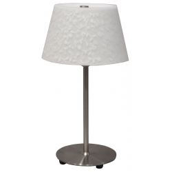 Πορτατίφ μεταλλικό-γυάλινο ασημί-λευκό 18x33εκ Sinialo 37-84-W91191W