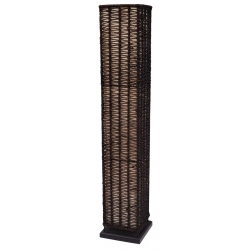 Λάμπα δαπέδου rattan καφέ-μπεζ 18.5x97εκ Sinialo 37-85-4083Η8