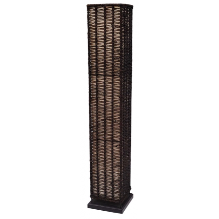 Λάμπα δαπέδου rattan καφέ-μπεζ 18.5x97εκ Sinialo 37-85-4083Η8
