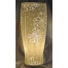 Λάμπα επιτραπέζια κεραμική λευκή 14x32εκ Sinialo 37-61-D9111BM