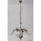 Φωτιστικό οροφής 5φωτο μεταλλικό οξυντέ 65x100εκ Sinialo SIN-014