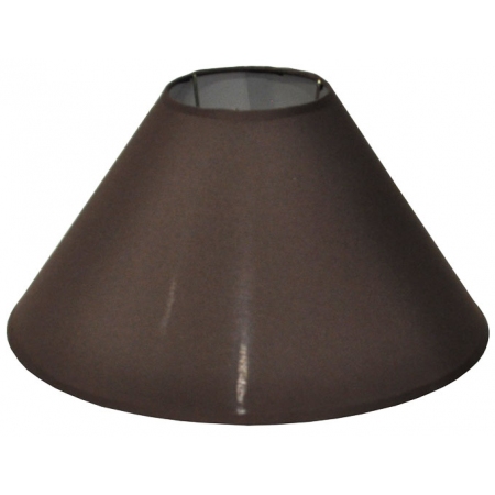 Καπέλο φωτιστικού υφασμάτινο καφέ 30x15.5εκ Sinialo 2900434