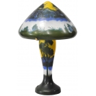 Λάμπα επιτραπέζια γυάλινη τ.Galle Φύση πράσινο-μπλε 31x47εκ Sinialo 1208