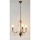 Φωτιστικό οροφής 3φωτο μεταλλικό οξυντέ 50x102εκ Sinialo SIN-028