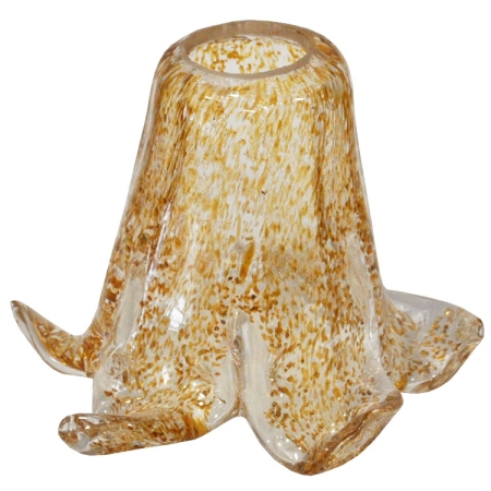 Γυαλί φωτιστικού ανταλλακτικό Ε14 μελί 12x9εκ Sinialo 2900464