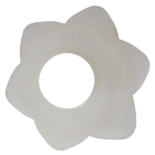 Γυαλί φωτιστικού ανταλλακτικό Ε14 λευκό 11x10.5εκ Sinialo 2900468