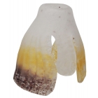 Γυαλί φωτιστικού ανταλλακτικό Ε14 λευκό-μελί-μωβ 9x9.5x10εκ Sinialo 2900471