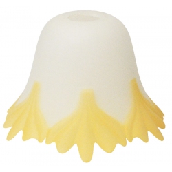 Γυαλί πορτατίφ ανταλλακτικό Ε14 μπεζ 17x11.5εκ Sinialo 2900506