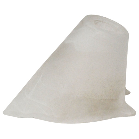 Γυαλί φωτιστικού ανταλλακτικό Ε14 λευκό 17x14x13εκ Sinialo 2900515