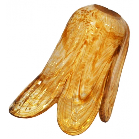 Γυαλί φωτιστικού ανταλλακτικό Ε14 μελί 13x10x12.5εκ Sinialo 2900526