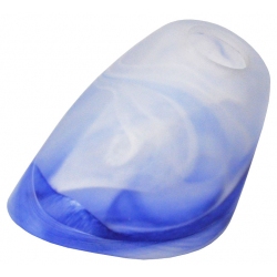 Γυαλί φωτιστικού ανταλλακτικό Ε14 μπλε 12x9.5x9.5εκ Sinialo 2900532