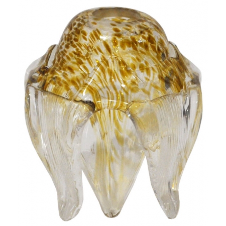 Γυαλί φωτιστικού ανταλλακτικό G9 διάφανο-μελί 9x9εκ Sinialo 2900536