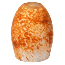 Γυαλί φωτιστικού ανταλλακτικό Ε14 μελί 8.5x11.5εκ Sinialo 2900575