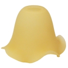 Γυαλί φωτιστικού ανταλλακτικό Ε14 μελί 15x15x11εκ Sinialo 2900585