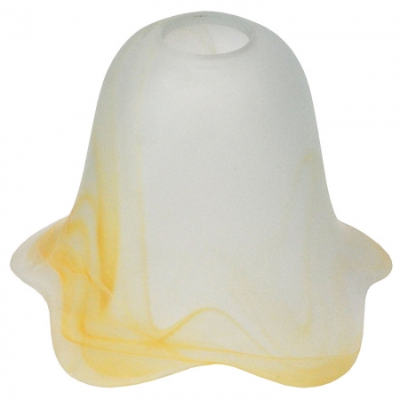 Γυαλί φωτιστικού ανταλλακτικό Ε14 μελί 14x10.5εκ Sinialo 2900589