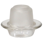 Γυαλί φωτιστικού ανταλλακτικό Ε14 λευκό 10x7εκ Sinialo 2900600