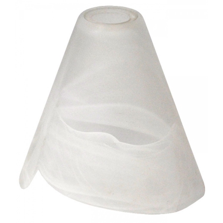 Γυαλί φωτιστικού ανταλλακτικό Ε14 λευκό 14.5x14x15εκ Sinialo 2900601