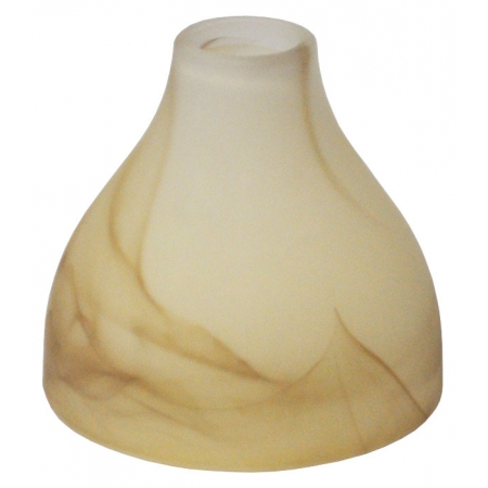 Γυαλί φωτιστικού ανταλλακτικό Ε14 καφέ 11.5x11εκ Sinialo 2900609