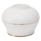 Γυαλί φωτιστικού ανταλλακτικό Ε27 λευκό-χρυσό 10x8εκ Sinialo 2900615