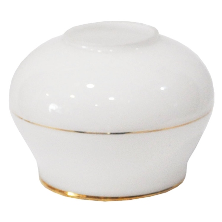 Γυαλί φωτιστικού ανταλλακτικό Ε27 λευκό-χρυσό 10x8εκ Sinialo 2900615