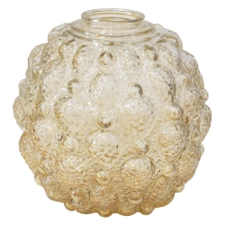 Γυαλί φωτιστικού με έλασμα ανταλλακτικό φιμέ 15x16εκ Sinialo 2900621