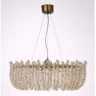 Φωτιστικό οροφής 6φωτο μεταλλικό οξυντέ 70x32x130εκ Sinialo 2900660