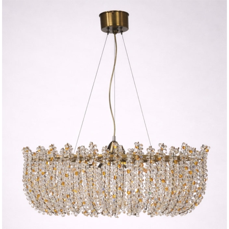 Φωτιστικό οροφής 6φωτο μεταλλικό οξυντέ 70x32x130εκ Sinialo 2900660