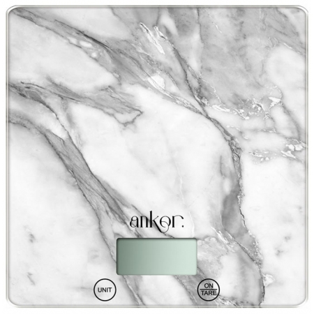 Ζυγαριά κουζίνας ηλεκτρονική Μάρμαρο 15kg Ankor 847952