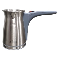 Ηλεκτρικό μπρίκι καφέ γκρι-ασημί 800W Ankor K-825936