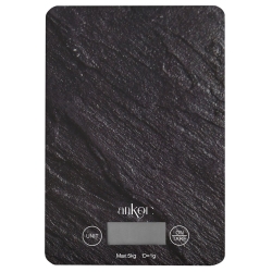 Ζυγαριά κουζίνας ηλεκτρονική μαύρη 5kg Ankor 851928