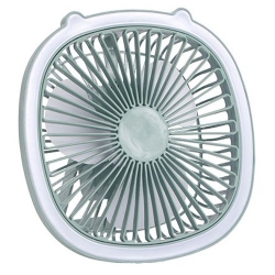 Ανεμιστήρας γραφείου επαναφορτιζόμενος πράσινο 19.5x7.5x19.5εκ Sidirela E-4678