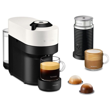 Καφετιέρα Nespresso Vertuo Pop λευκή Krups XN9211 + Aeroccino