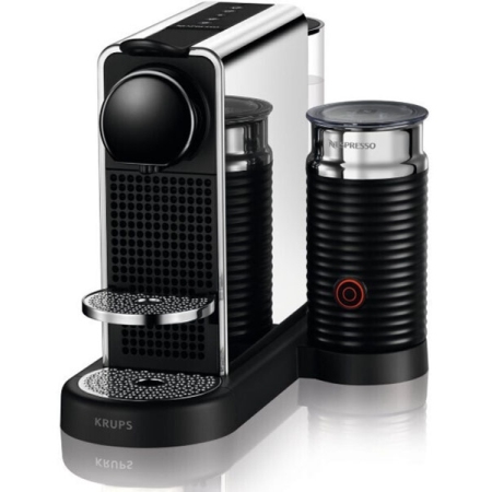 Καφετιέρα Nespresso Citiz Milk ασημί Krups XN630DV + Aeroccino + Εκπτωτική προσφορά για αγορά καψουλών