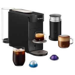 Καφετιέρα Nespresso Vertuo up μαύρη Krups XN9418 + Aeroccino