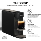 Καφετιέρα Nespresso Vertuo up μαύρη Krups XN9418 + Aeroccino