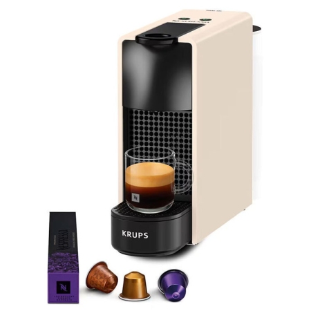 Καφετιέρα Nespresso Essenza Mini cream Krups XN110AF0V + Εκπτωτική προσφορά για αγορά καψουλών