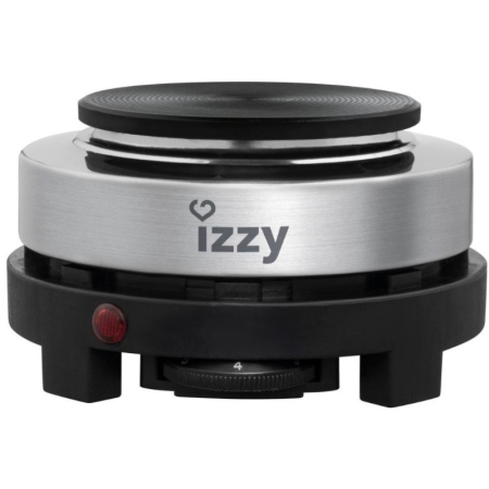 Ηλεκτρική εστία  μονή 500W Izzy Q105 inox με θερμοστάτη 222891