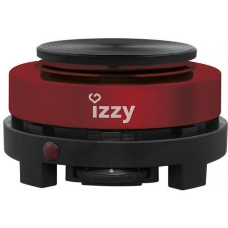 Ηλεκτρική εστία  μονή 500W Izzy Q105 Spicy Red με θερμοστάτη 222917