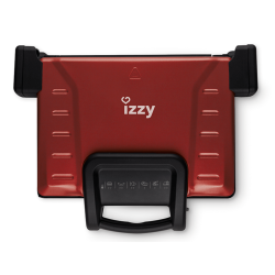Τοστιέρα-γκριλιέρα κεραμική   Family Grill   κόκκινη Izzy 223235