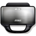 Σαντουιτσιέρα Ombre ασημί/μαύρη 1200W SB-230 Pyrex 333121