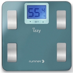 Ζυγαριά σώματος ηλεκτρονική με λιπομετρητή Runner 31εκ IZ-7003 Izzy 223664