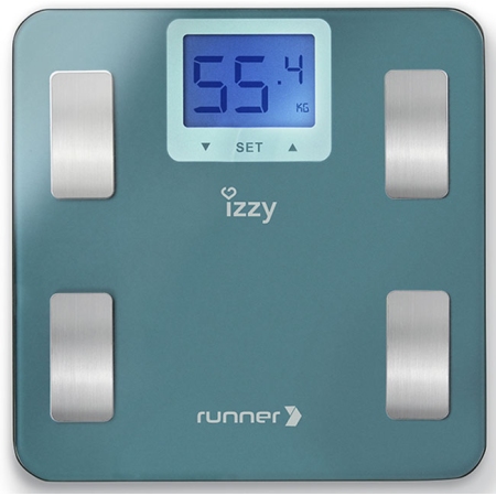 Ζυγαριά σώματος ηλεκτρονική με λιπομετρητή Runner 31εκ IZ-7003 Izzy 223664