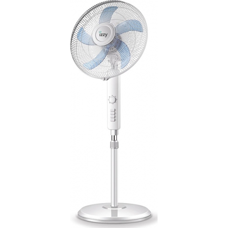 Ανεμιστήρας δαπέδου λευκός 40εκ 70W IZ-9020 Izzy 223727
