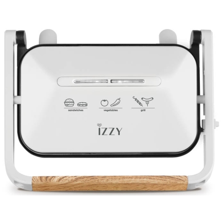 Σαντουιτσιέρα Panini Wooden λευκή 1300W IZ-2013 Izzy 224145