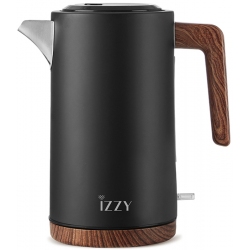 Βραστήρας Wooden μαύρος 1.7Lt 2200W IZ-3016 Izzy 224128