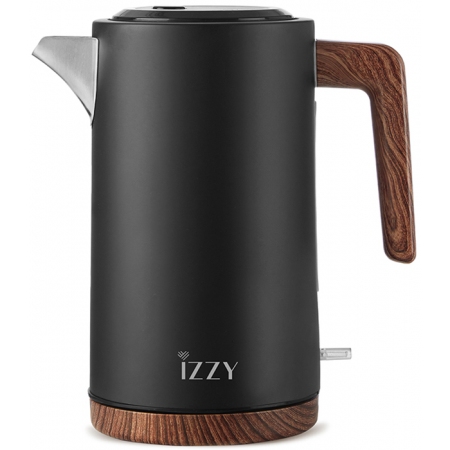 Βραστήρας Wooden μαύρος 1.7Lt 2200W IZ-3016 Izzy 224128