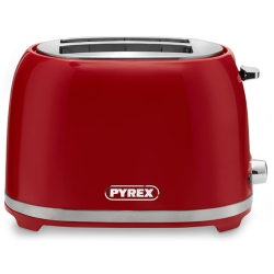 Φρυγανιέρα 2 θέσεων Retro Red 850W SB-970 Pyrex 333299