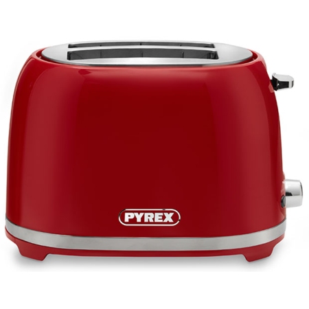 Φρυγανιέρα 2 θέσεων Retro Red 850W SB-970 Pyrex 333299