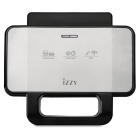 Σαντουιτσιέρα XL inox ασημί 1000W IZ-2036 Izzy 224742